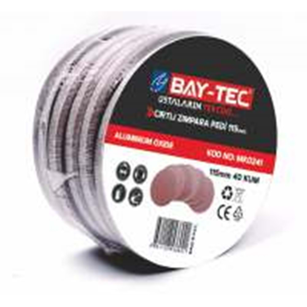 (BAY-TEC) 115MM P40 KUM CIRTLI ZIMPARA PEDİ