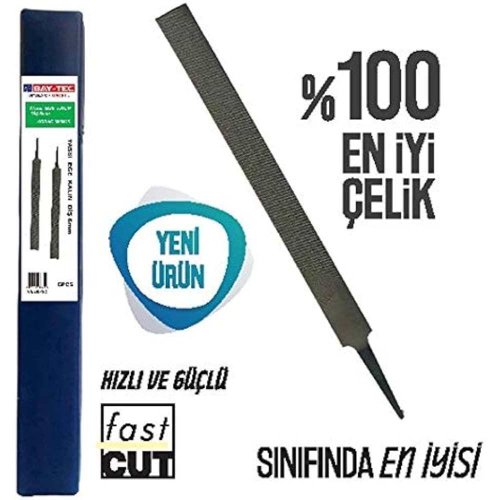 (BAY-TEC) 10MM YASSI EĞE KALIN DİŞ