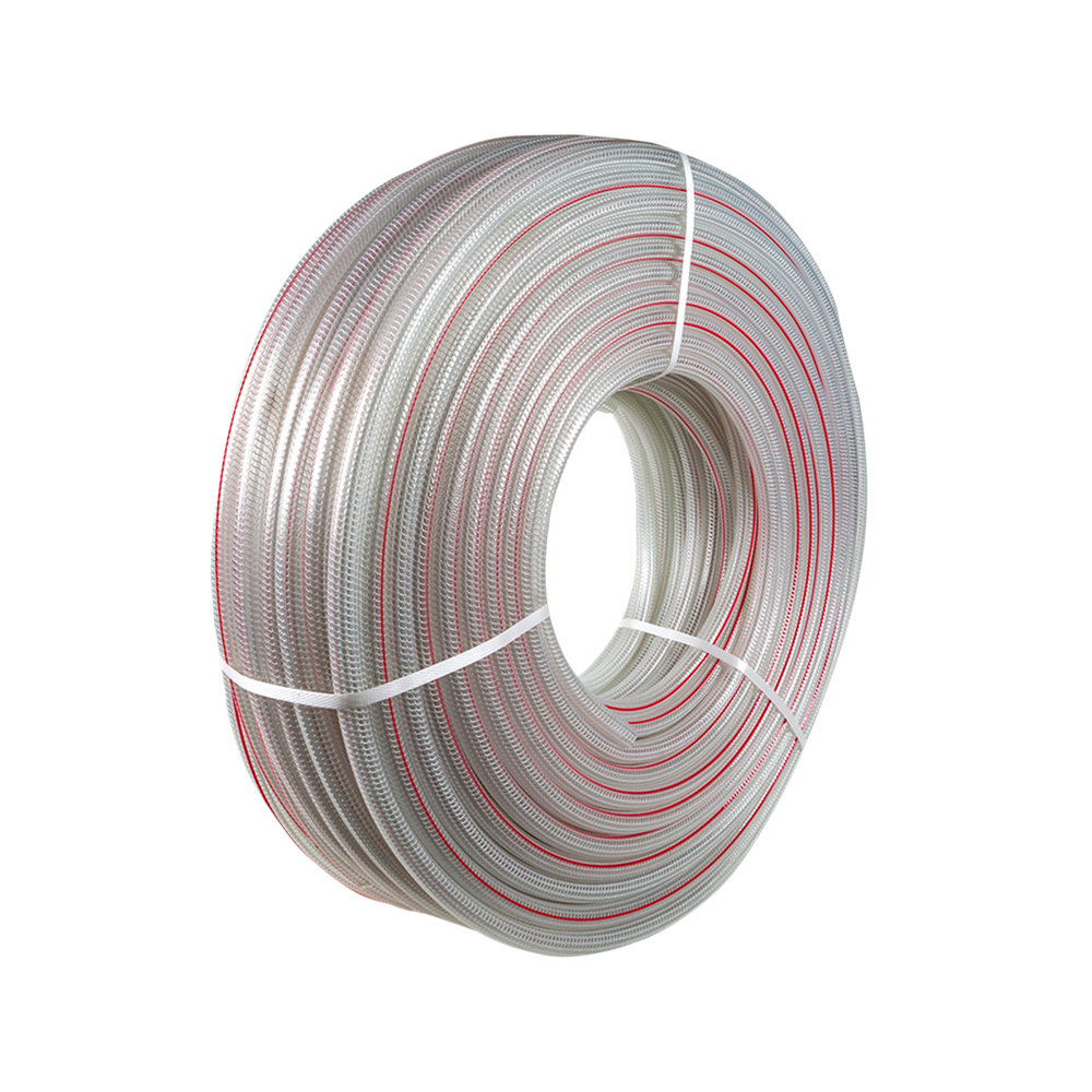 1/2 50MT ÖRGÜLÜ ETLİ ŞEFFAF HORTUM 14KG