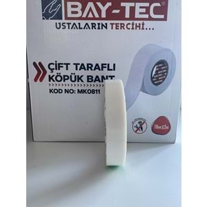 (BAY-TEC) ÇİFT TARAFLI KÖPÜK BANT