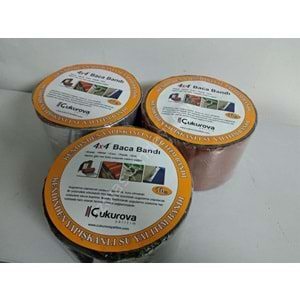 ANTRASİT GRİ BACA BANDI (4*4 DÜZ 1MM 30CM*10M)