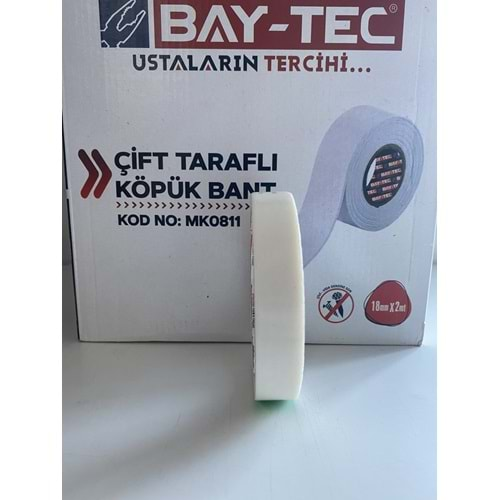 (BAY-TEC) ÇİFT TARAFLI KÖPÜK BANT