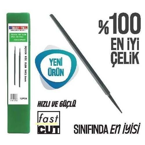 (BAY-TEC) 5MM ÜÇGEN EĞE SLİM İNCE DİŞ