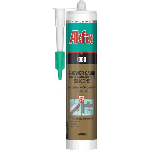 DUŞAKABİN BEYAZ SİLİKON 280ML