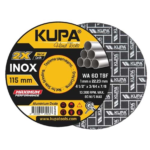 115MM KUPA İNOX KESİCİ