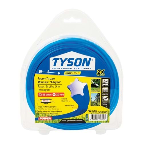 TYSON 3.0MM*56MT ALTIGEN TIRPAN MİSİNA