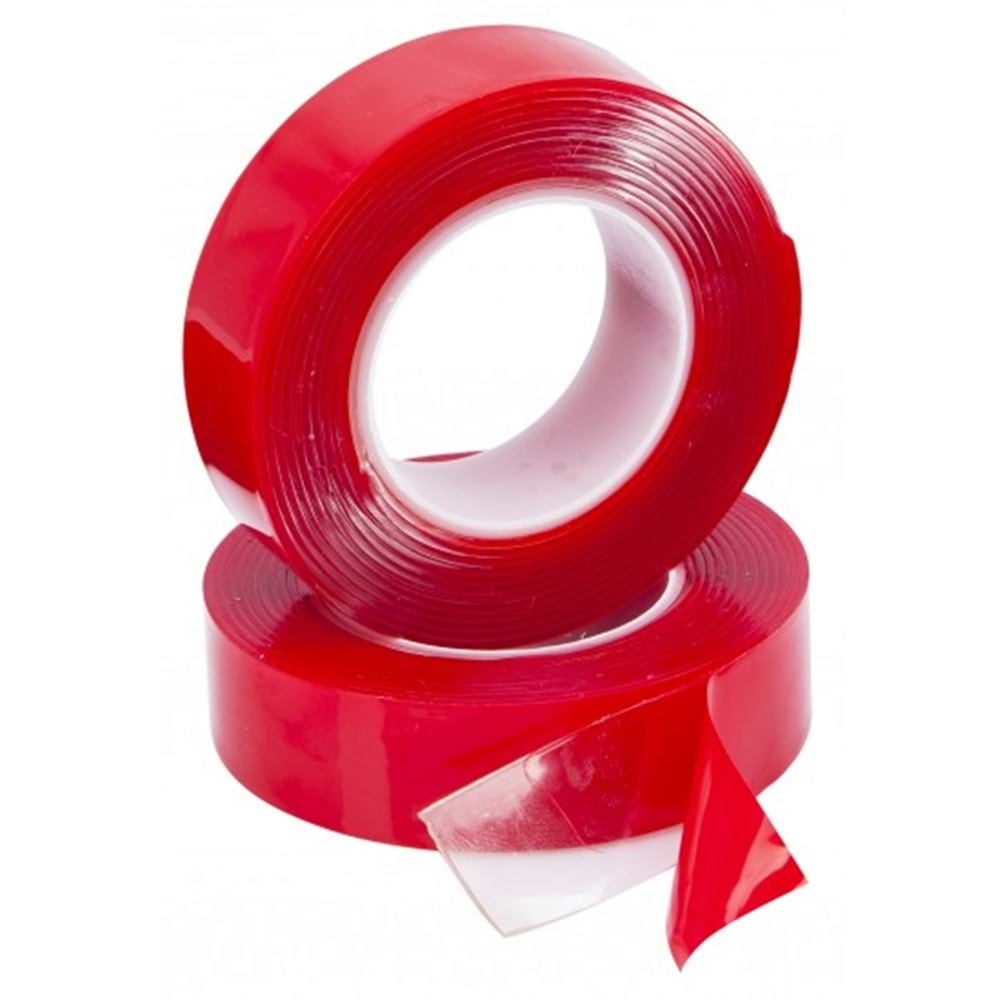 18MM*2YRD SİLİKONİZE BANT KIRMIZI