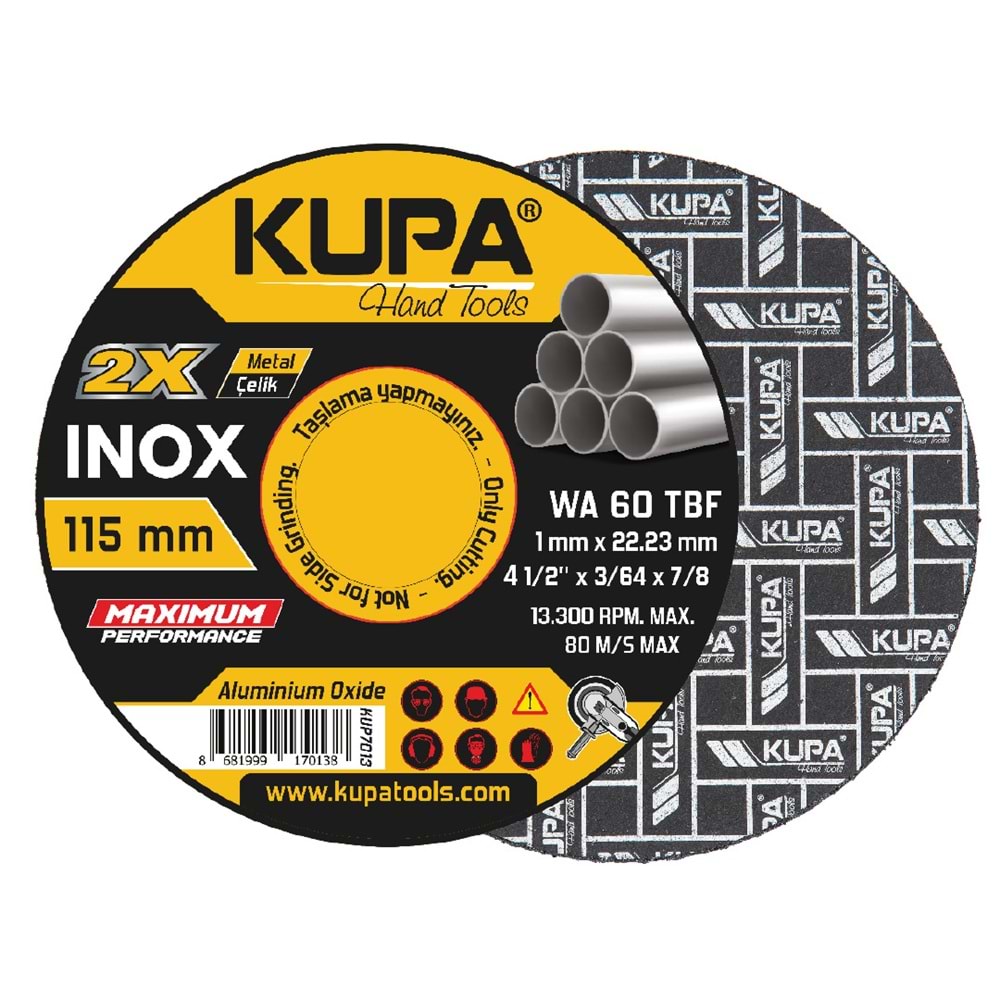 115MM KUPA İNOX KESİCİ